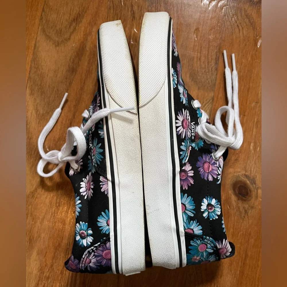 Low top floral Vans
